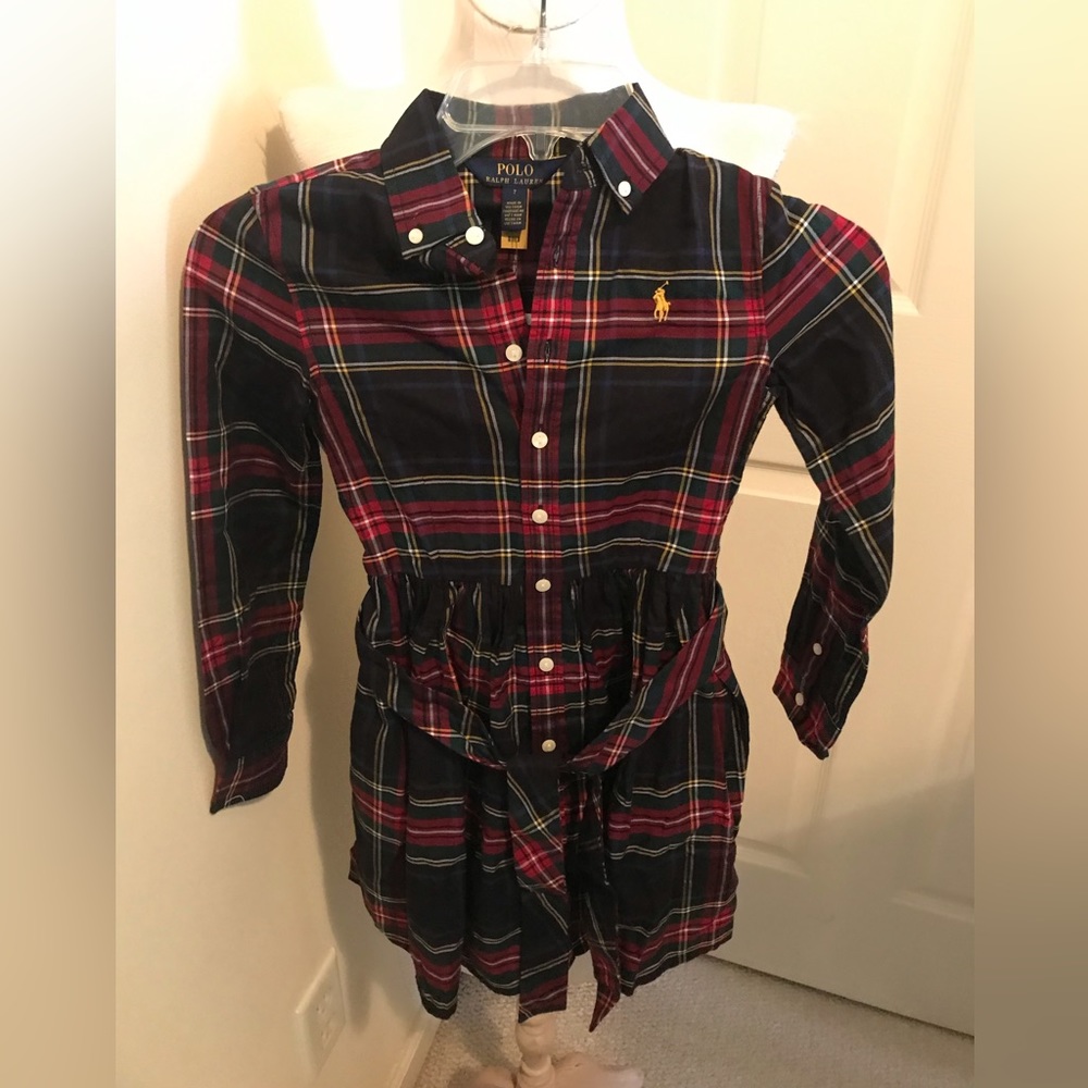 Polo by Ralph Lauren Plaid Dress - Red, Blue, Yellow